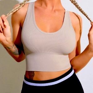 💖 Cute Workout Crop Top Sports Bra 💖